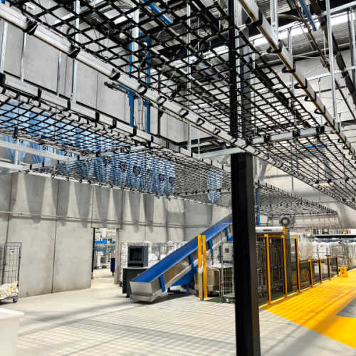 underguard rail systems for commercial laundry solutions